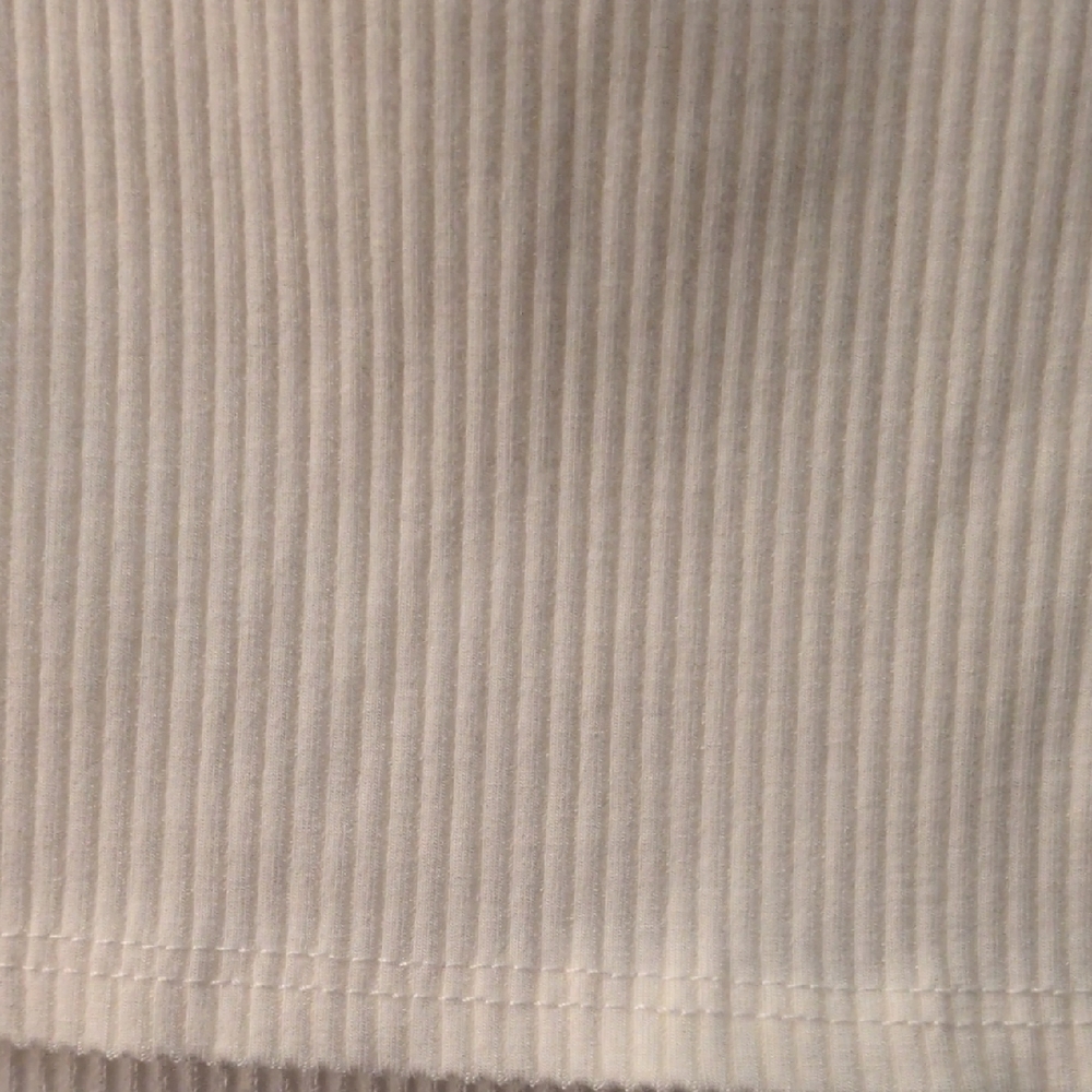Lulu's Ivory Ribbed Short Sleeve Top - Picture 8 of 8